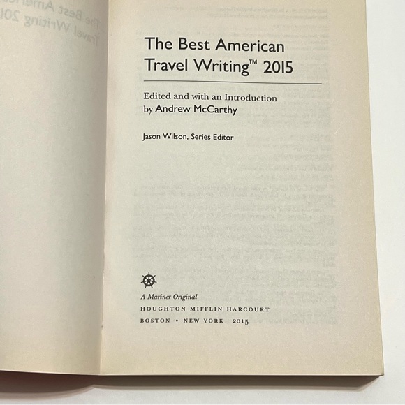 The Best American Travel Writing 2015 Paperback Book by Andrew McCarthy - Picture 10 of 14